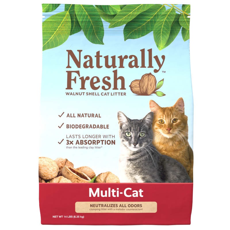 Multi Cat Walnut Shell Clumping Cat Litter by naturally FRESH at Fleet Farm