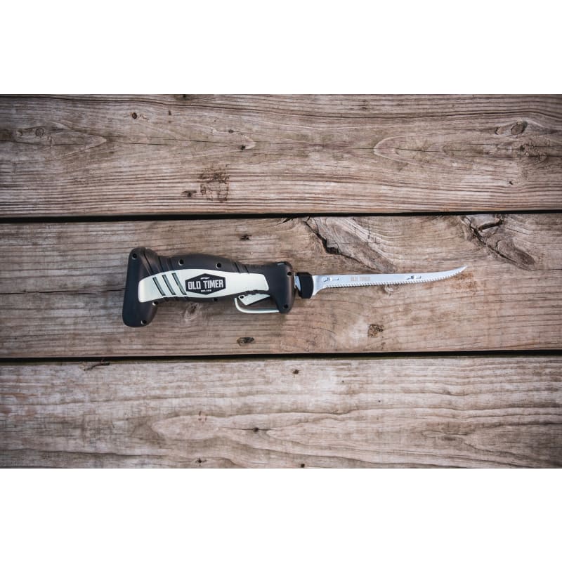 Old Timer 8 Blade Electric Fillet Knife - Rechargeable Lithium