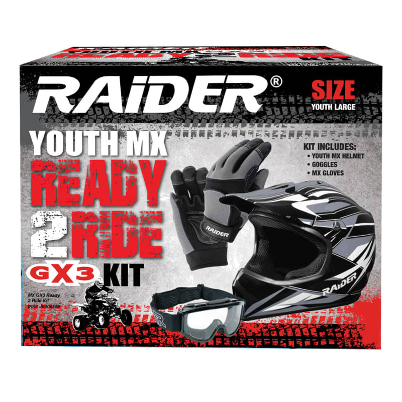 Raider gx3 youth mx helmet discount