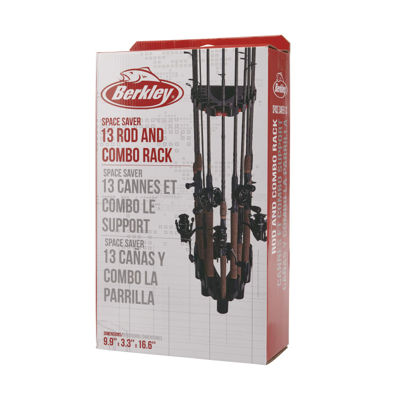 Berkley Space Saver 13 Rod Pack Black