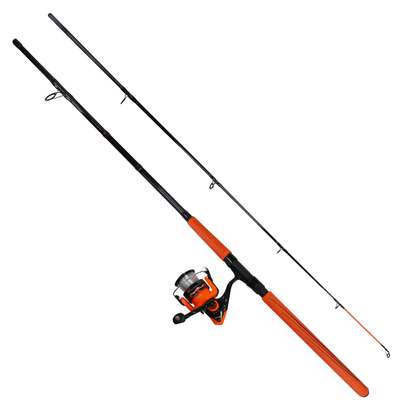  ANCIENT MARINER Catfish Rod and Reel Combo, Medium Heavy Glow  Challenger Fishing Rod and Conventional Reel for Catfish（Left,Orange） :  Sports & Outdoors