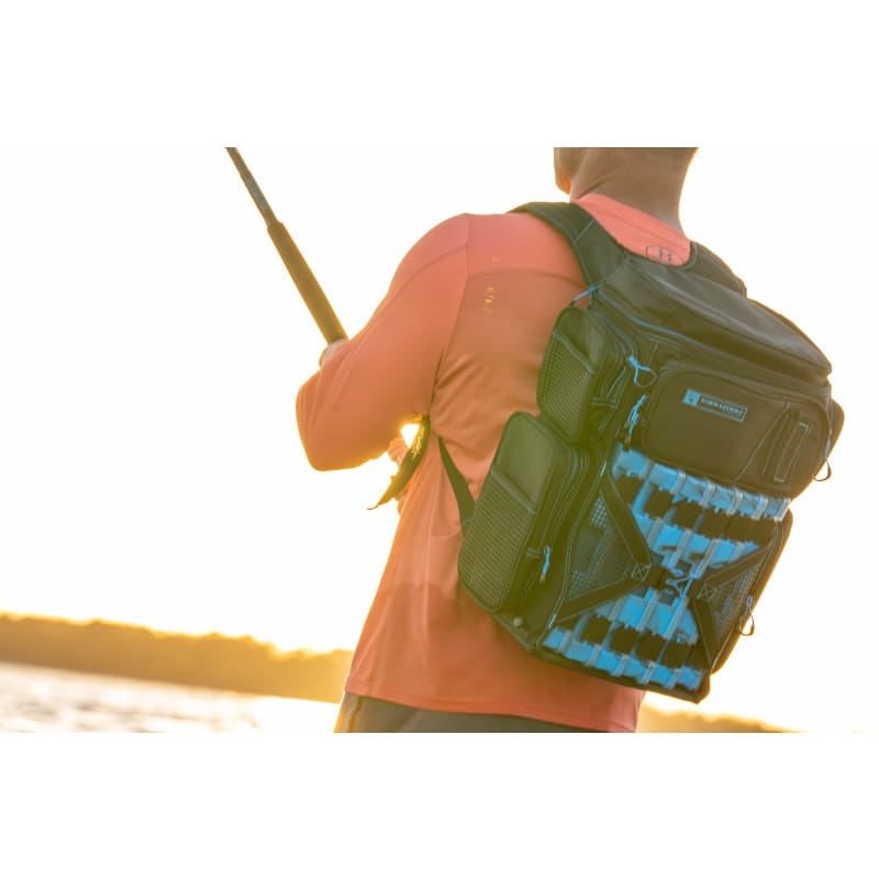 Blue/Black 3600 Drift Tackle Backpack by Evolution Outdoor at