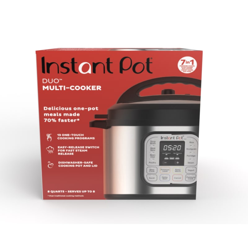 BRAND NEW IN BOX - Instant Pot Duo Pressure Cooker + 7 Accessories