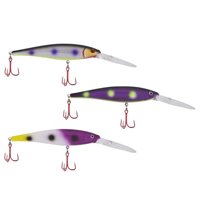 Purple Flash Minnow 2.75 7 pk