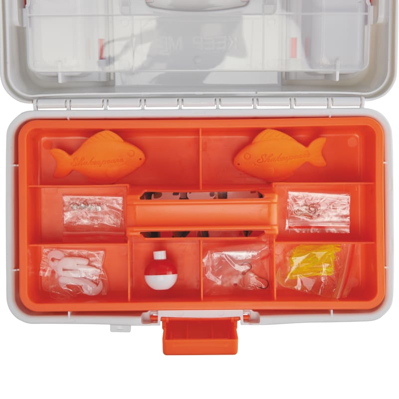 Customize-IT White/Orange Tackle Box by Shakespeare at Fleet Farm