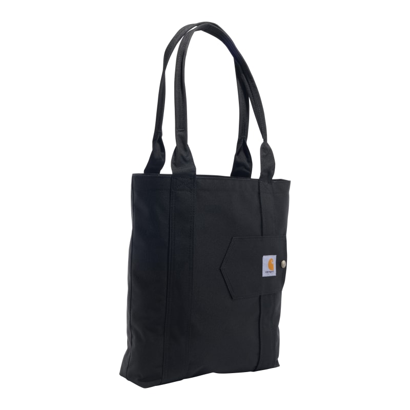 Black Vertical Open Tote by Carhartt at Fleet Farm