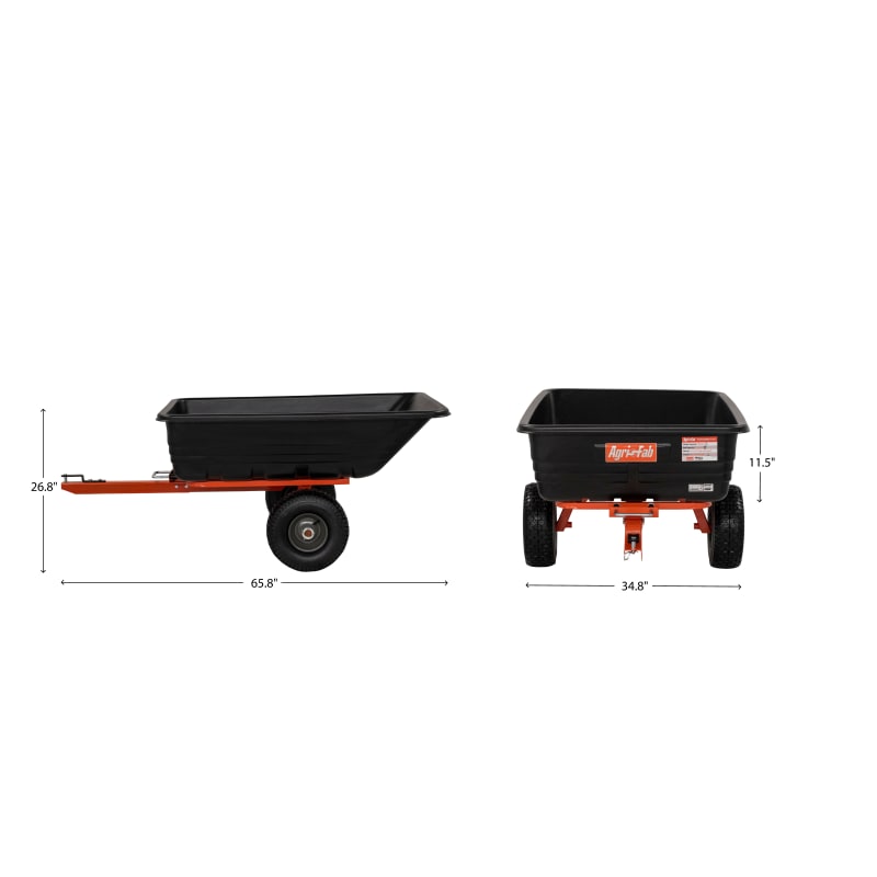 12 Poly Swivel Bed Cart by Agri-Fab at Fleet Farm