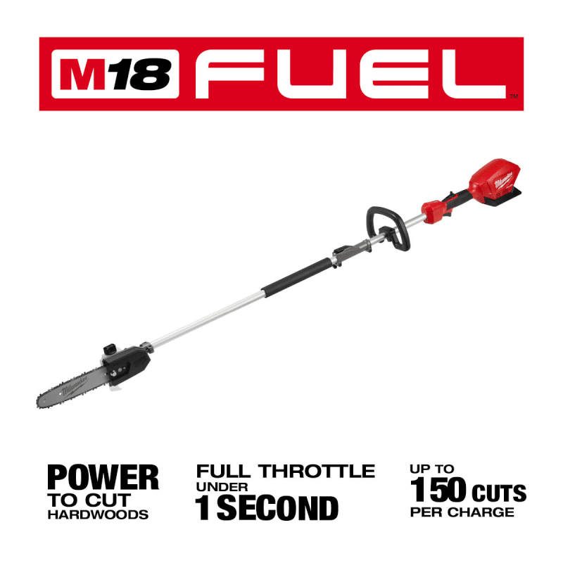 M18 FUEL 10 in QUIK-LOK Cordless Pole Saw - Bare Tool by Milwaukee