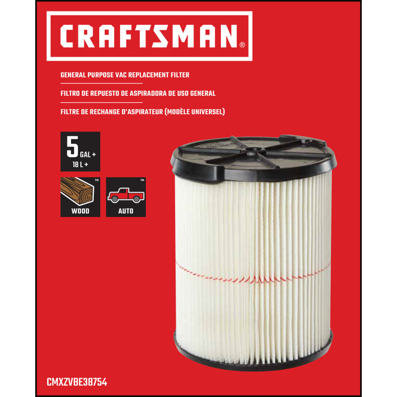 Filtro para Aspiradora CRAFTSMAN 17816