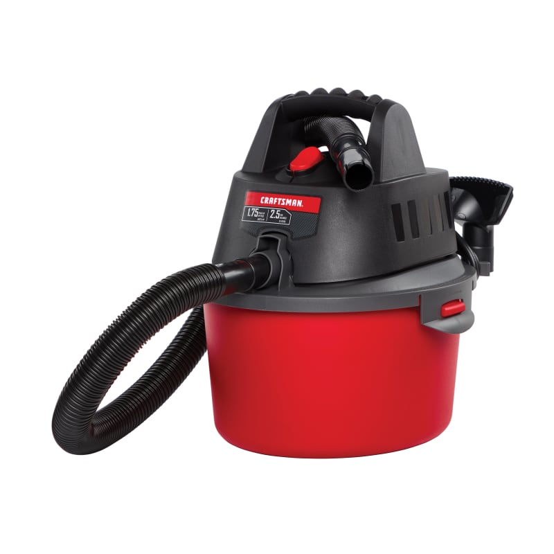 2.5 gal Wet/Dry Portable Shop Vacuum w/ Attachments by CRAFTSMAN