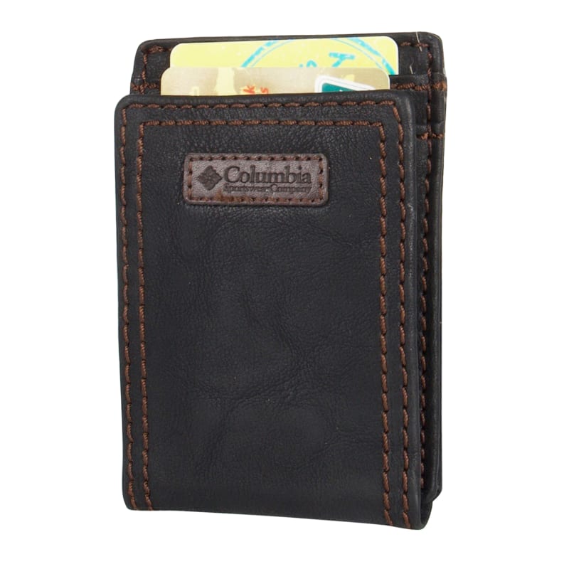 Columbia Mens RFID-Blocking Magnetic Front Pocket Wallet