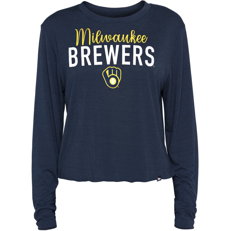 Tops, Brewers Long Sleeve Shirt Milwaukee Blue Xl