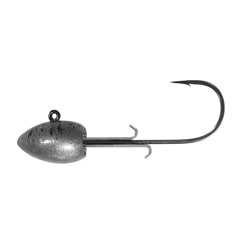 Big Bite Baits Swimmer Head Black Splatter Back 3/8oz