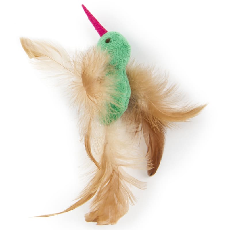 Hummingbird cat toy top