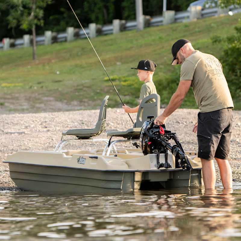 Boat Bass Raider 10E - Light Khaki-Khaki by PELICAN at Fleet Farm