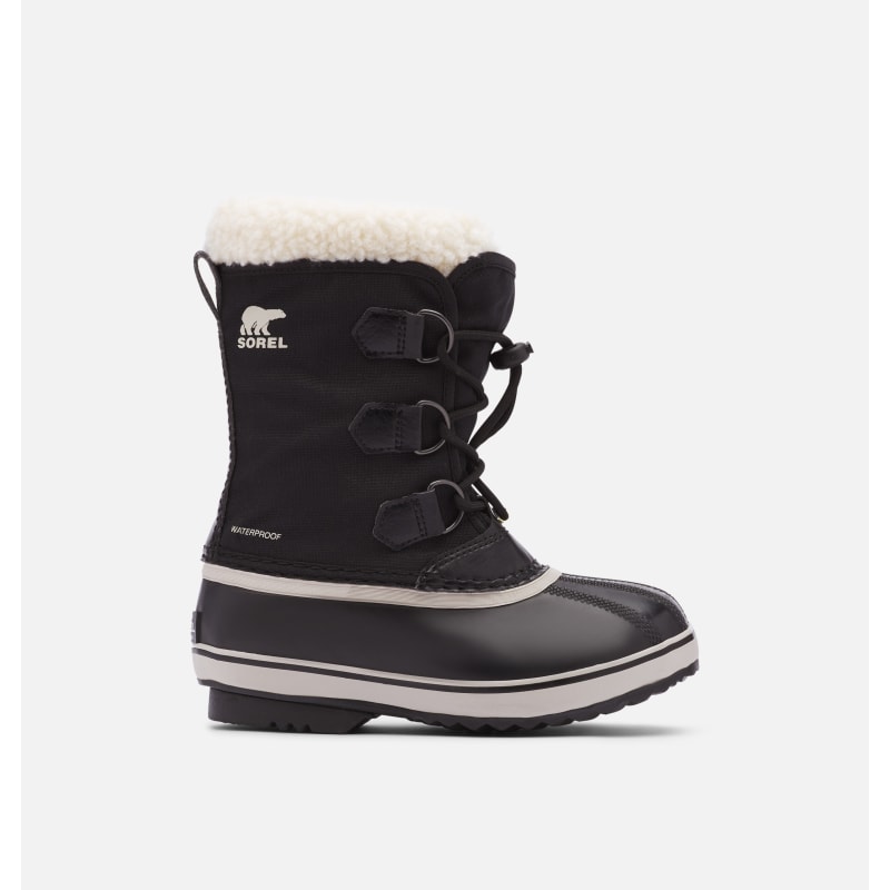 Youth Kids Yoot Pac Black Nylon Boots