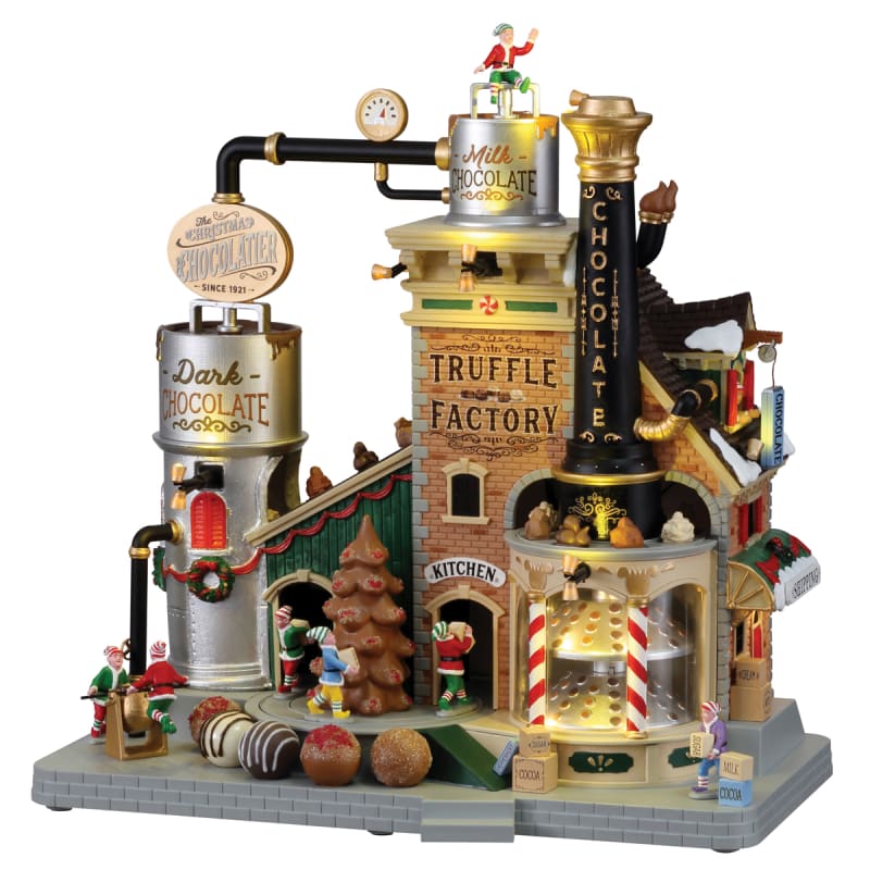 Santa's Wonderland The Christmas Chocolatier Truffle Factory Village by  Lemax at Fleet Farm