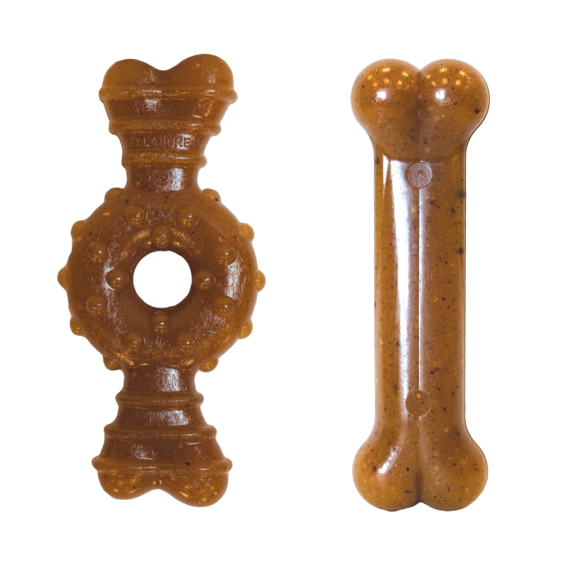 Puppy Chew Chicken Flavor Ring Bone Toy Twin Pack by Nylabone at Fleet Farm