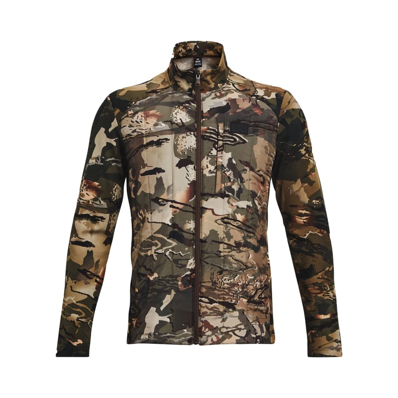 Men's Double Fleece Full Zip Blaze Camo Hoodie