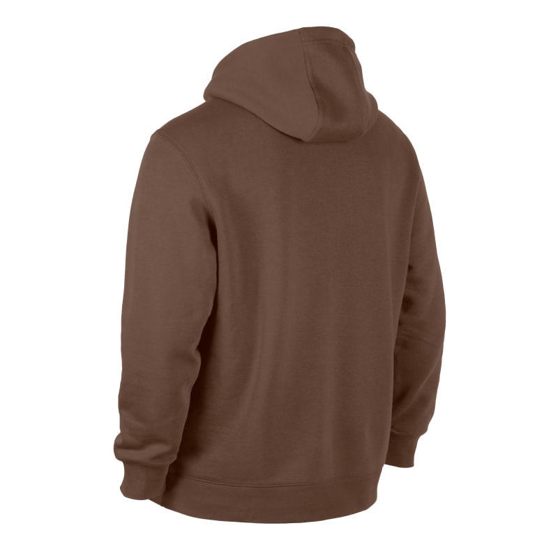 MILWAUKEE 351BR-M MIDWEIGHT PULLOVER HOODIE BROWN M by Milwaukee