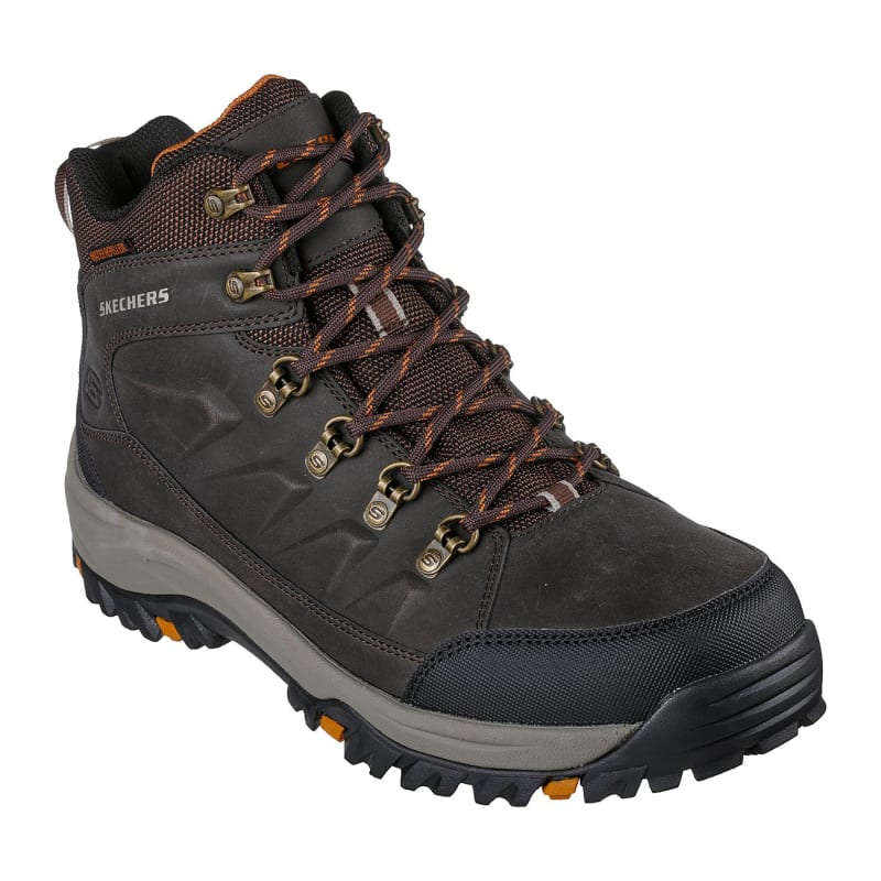 Skechers mens relaxed fit boots hotsell
