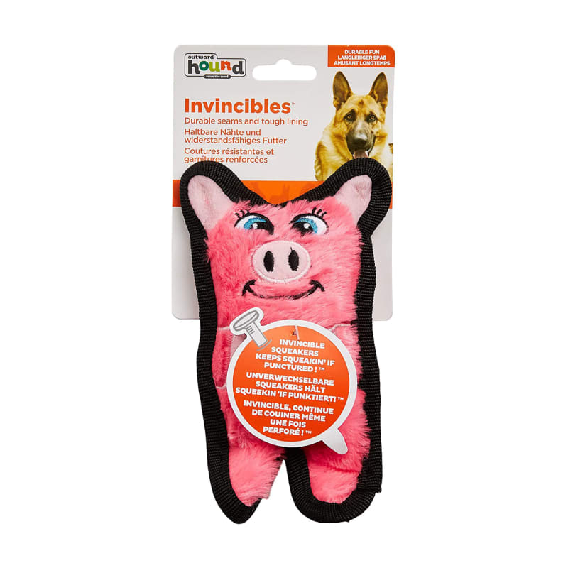 Invincibles XS Mini Pig Plush Dog Toy by outward hound at Fleet Farm