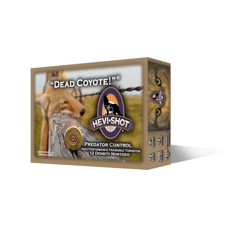 12 Gauge Tungsten Dead Coyote 3'' 00 Buckshot Shotshells - 10