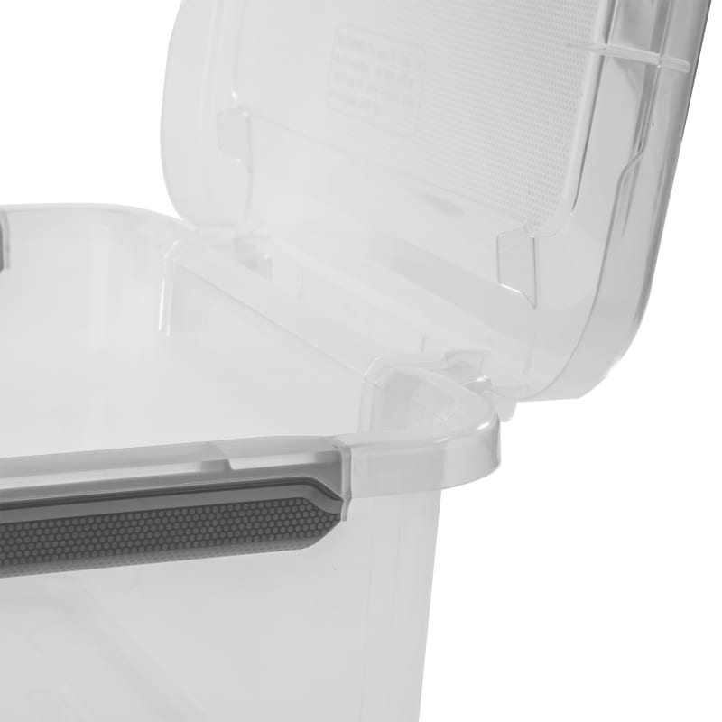 6 qt Clear Base Storage Box w/ Opaque Lid by Sterilite at Fleet Farm