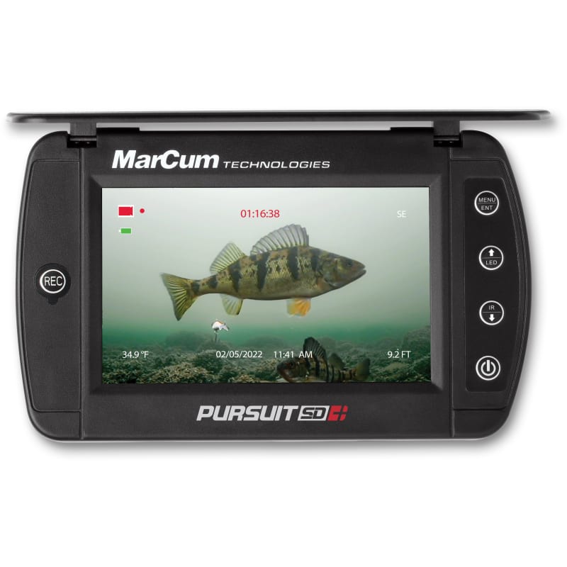 Ice Fishing With The MarCum Pursuit HD Fishing Camera 