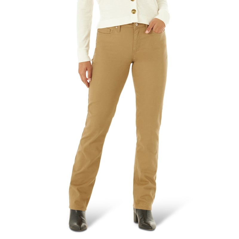 Lee mid rise straight leg pants hot sale