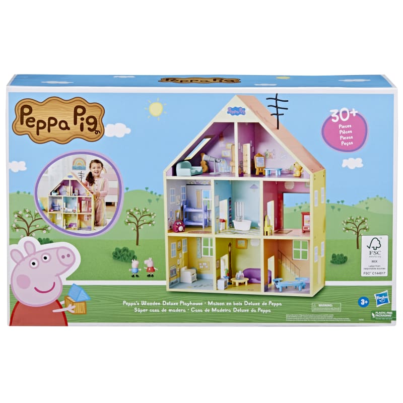 Peppa pig deluxe playhouse sales