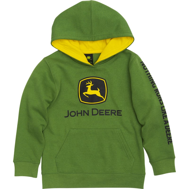 Kids Green Core Logo Pull Over Sweatshirt by John Deere at Fleet Farm