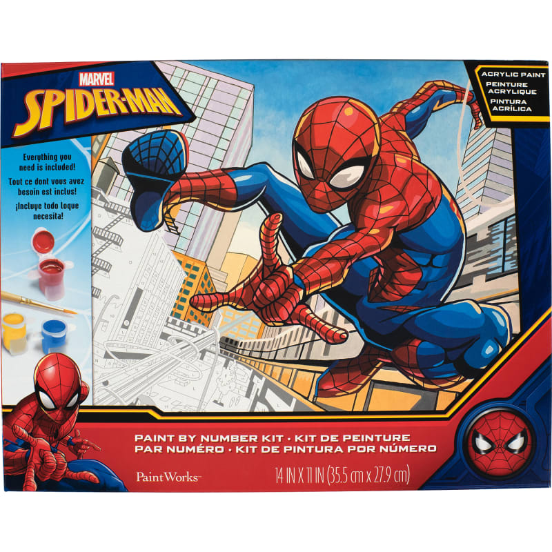 Marvel Spider-Man Paint by Number Kit by PaintWorks at Fleet Farm