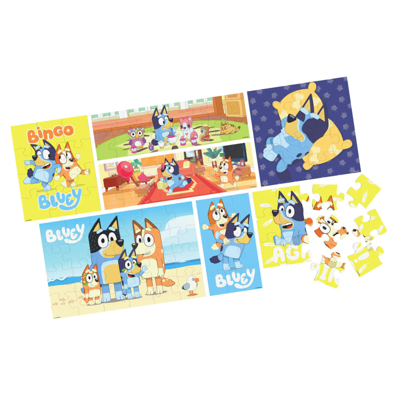 Spin Master Bluey Character Tubes Puzzle Set - 2pk