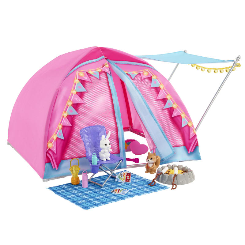 Barbie It Takes Two Camping Playset Daisy Doll Puppy Kayak and Brooklyn,  set #2