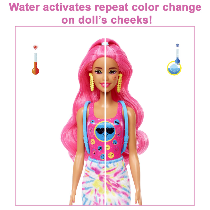 Color Reveal Doll Neon Tie-Dye Series - Assorted by Barbie at