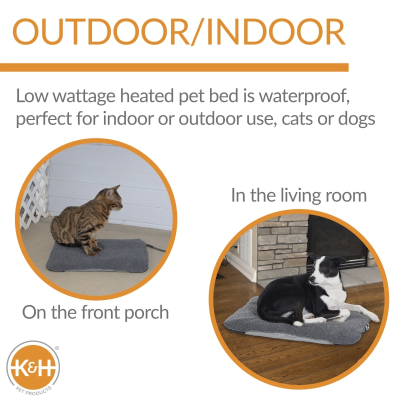 Heated pet bed for outdoor use new arrivals