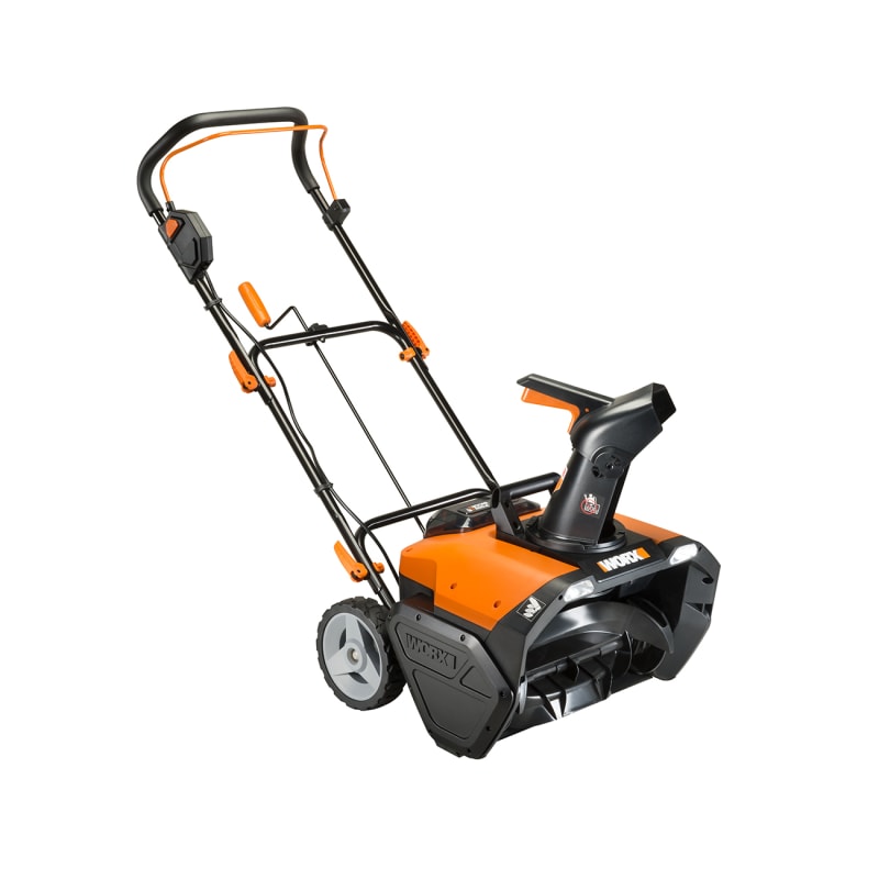 Worx battery powered snow blower shop