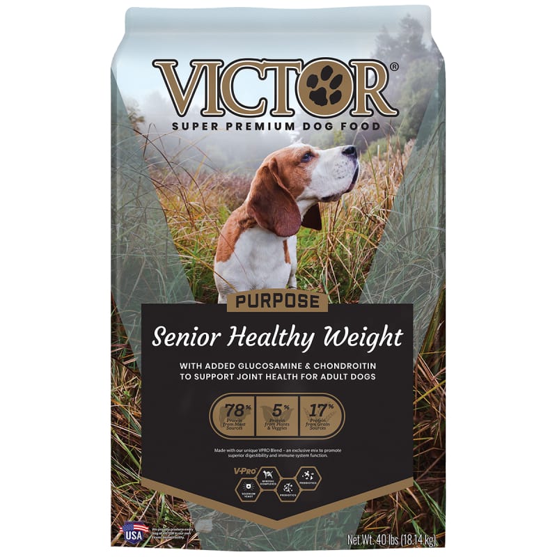 Purpose Senior Healthy Weight Dry Dog Food by Victor Pet Food at