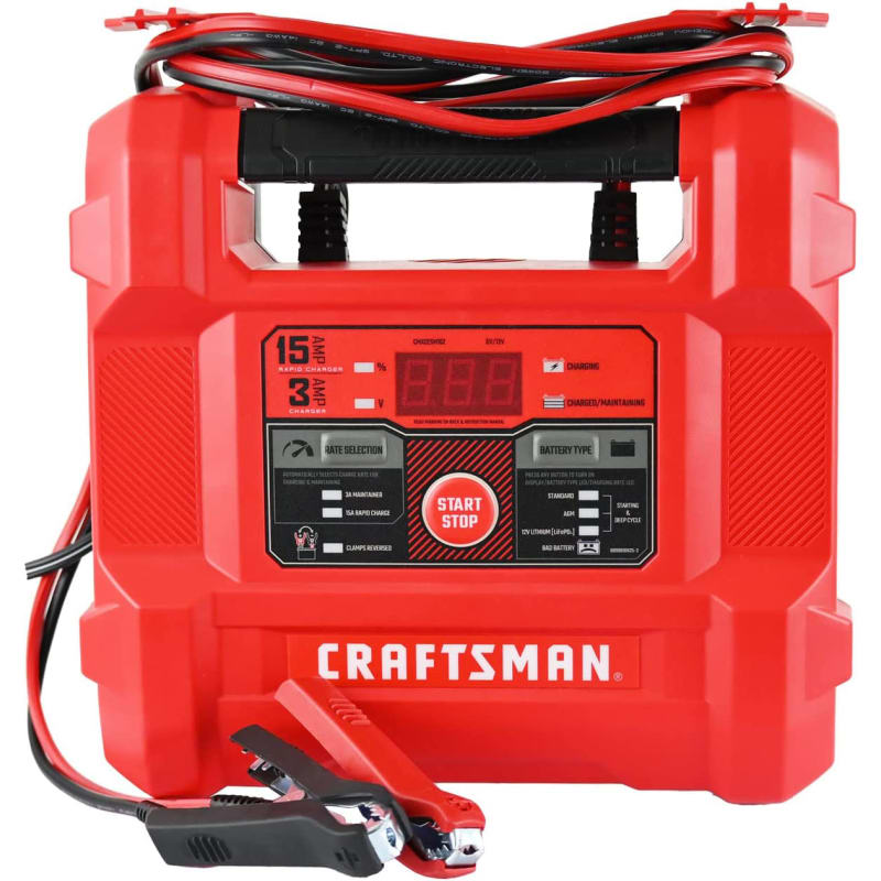 15 Amp 6/12 Volt Automotive Battery Charger & Maintainer by CRAFTSMAN at  Fleet Farm