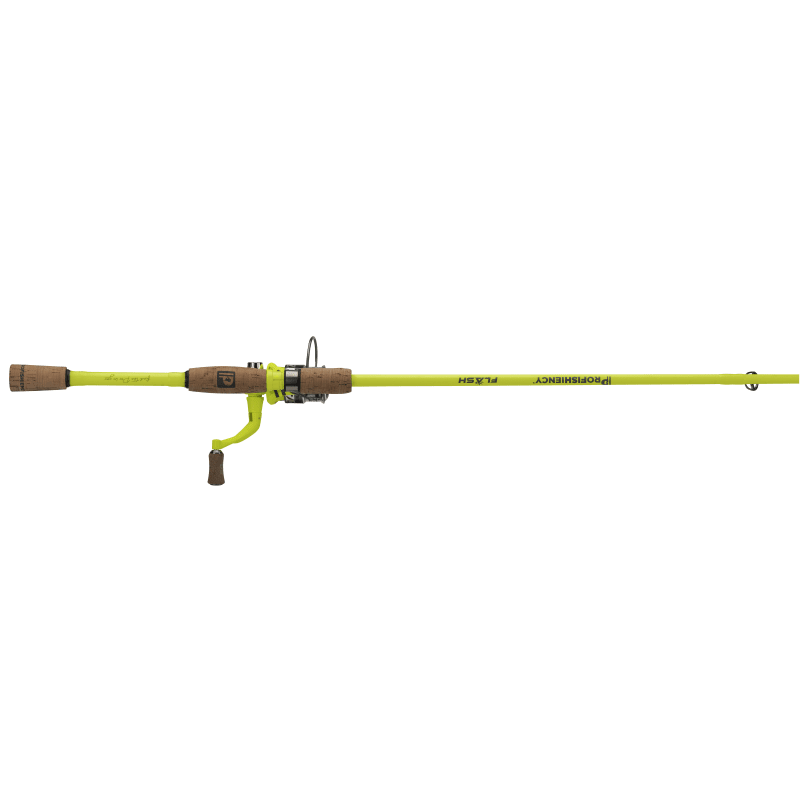 6 ft. Yellow Flash Recreational Spinning Combo by ProFISHiency at Fleet Farm