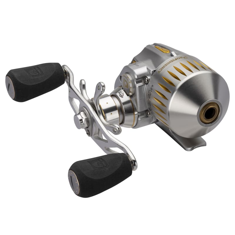 Silver/Gold Micro SNIPER Spincast Reel by ProFISHiency at Fleet Farm