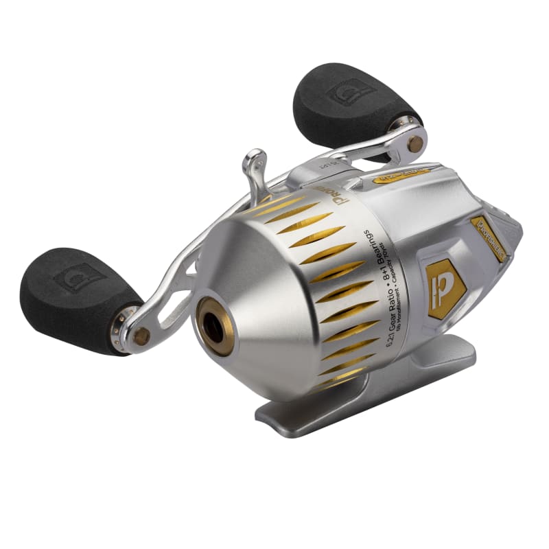 Silver/Gold Micro SNIPER Spincast Reel by ProFISHiency at Fleet Farm