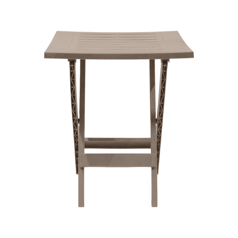 Sandstone Folding Side Table by Gracious Living at Fleet Farm