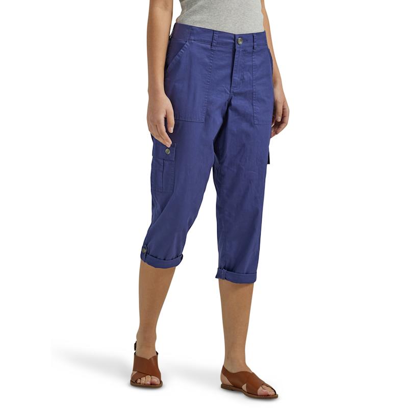 Lee relaxed fit capris elastic waist on sale