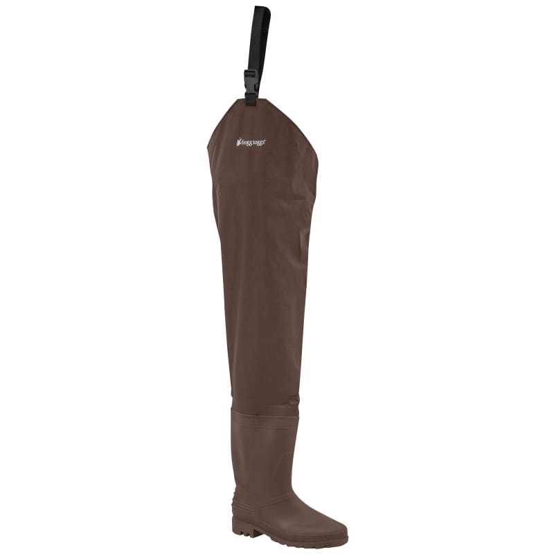 Men s Brown Rana II PVC Lug Sole Hip Wader by Frogg Toggs at Fleet