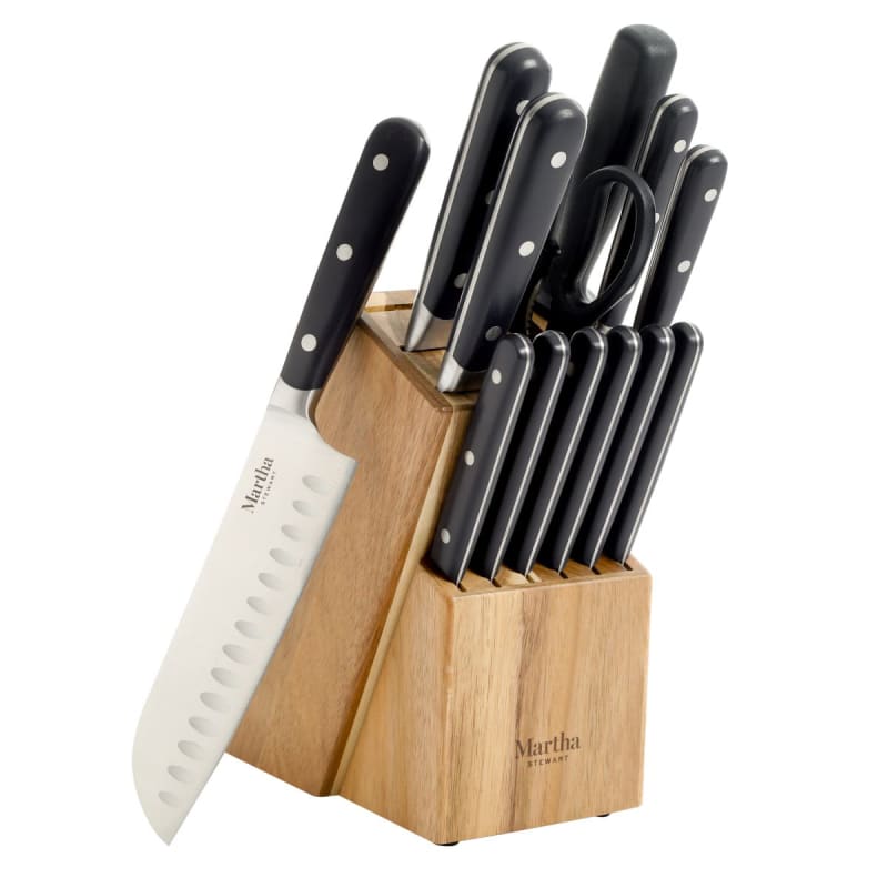 Martha Stewart Black Kitchen Knife Sets