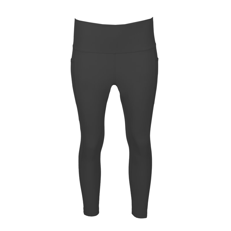 Women's Carbon Peached Interlock Ankle Leggings w/ Pockets by RBX