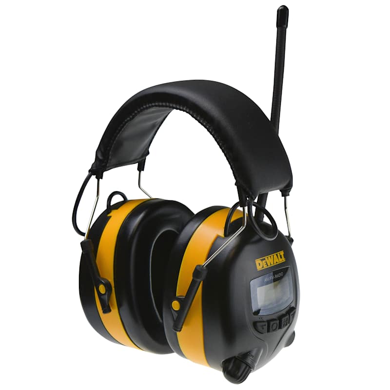 Digital AM/FM Ear Muff Hearing Protection by DEWALT at Fleet Farm