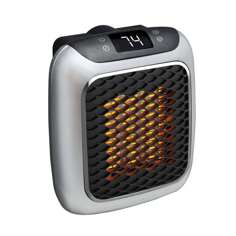 Ontel Handy Heater Heat Boss Turbo 800 Watt Space-Saving Wall Outlet Heater